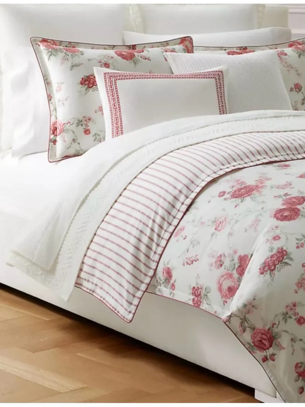 Ralph Lauren Sofia Cotton Sateen King Comforter Set Floral NWT MSRP $435